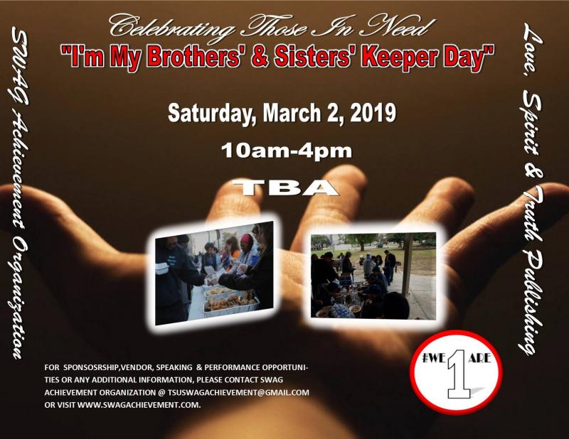 I'm My Brothers and Sisters Keeper Day